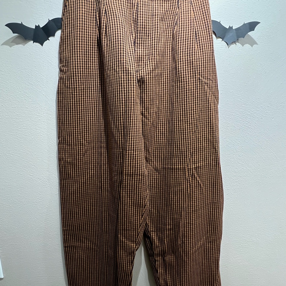 Big Bud Press | Brown Checkered Trousers | Small